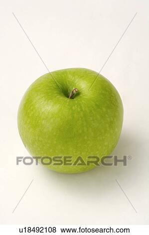 Stock Photo - Close-up of a green apple. Fotosearch