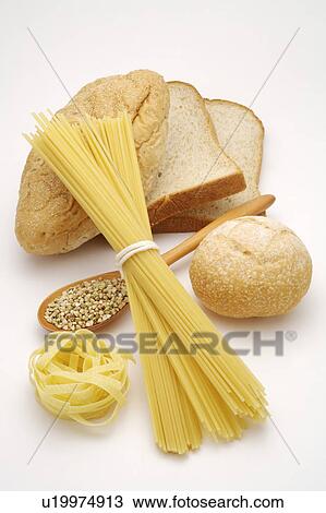Stock Image - Food of wheat flour product, close-up. Fotosearch