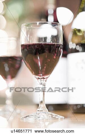 Stock Image - Red wine. Fotosearch