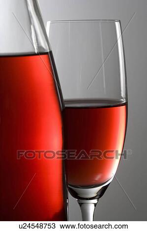 Stock Image - Red wine. Fotosearch