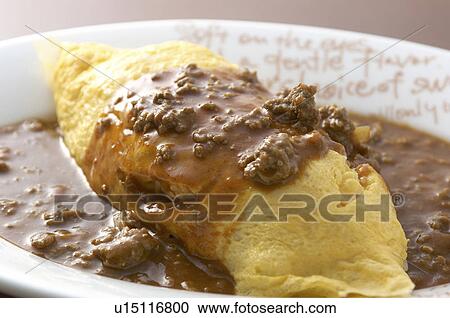 Omelet and beef View Large Photo Image Stock Image - Omelet and beef. Fotosearch