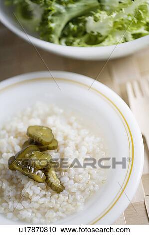 Stock Image - Rice porridge. Fotosearch
