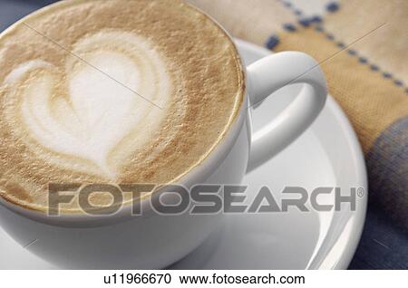 Stock Image - Cafe latte. Fotosearch