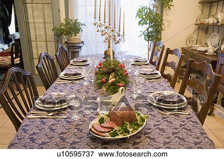 Stock Photo - Roast beef dinner. Fotosearch