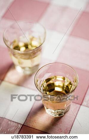 Stock Image - White wine. Fotosearch