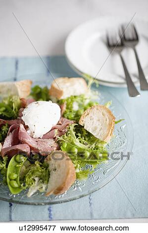 Salad on a plate View Large Photo Image Stock Photo - Salad on a plate. Fotosearch