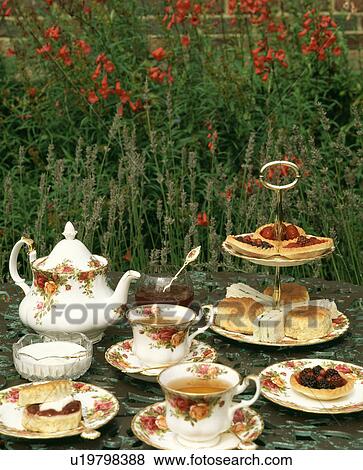 Stock Photo - Afternoon tea. Fotosearch