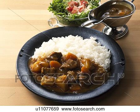 Beef curry View Large Photo Image Stock Photo - Beef curry. Fotosearch