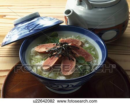 Boiled rice with tea and cod roe View Large Photo Image Stock Image - Boiled rice with tea and cod roe. Fotosearch