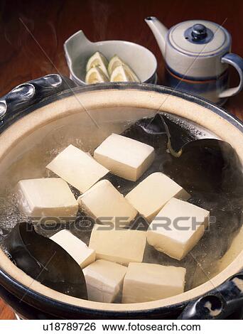 Boiled tofu View Large Photo Image Stock Photograph - Boiled tofu. Fotosearch