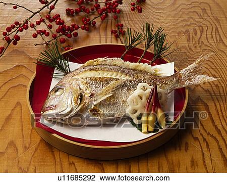 Broiled sea bream with salt View Large Photo Image Stock Image - Broiled sea bream with salt. Fotosearch