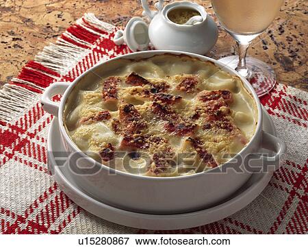 Stock Photo - Macaroni gratin. Fotosearch
