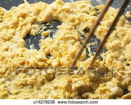 Scrambled eggs View Large Photo Image Stock Photograph - Scrambled eggs. Fotosearch