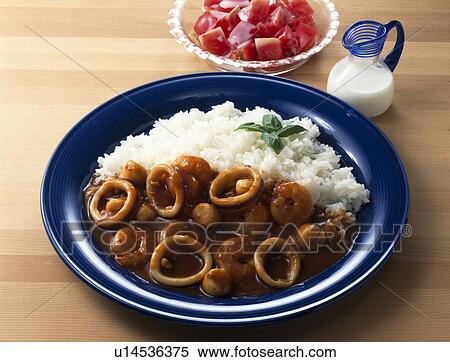 Stock Photography - Seafood curry. Fotosearch