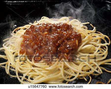 Spaghetti with meat sauce View Large Photo Image Stock Image - Spaghetti with meat sauce. Fotosearch