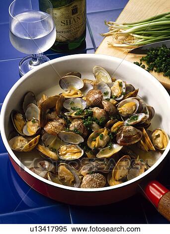 Stock Photography - Steamed short-neck clam. Fotosearch
