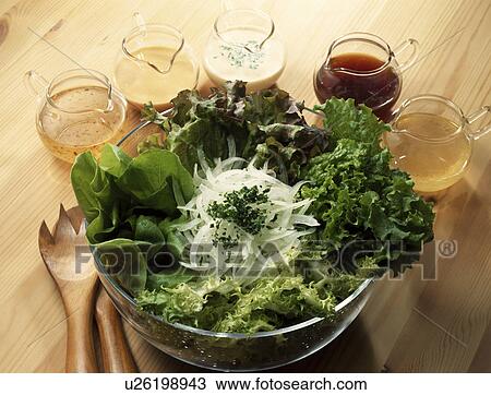 Vegetable salad with variety dressing View Large Photo Image Stock Image - Vegetable salad with variety dressing. Fotosearch