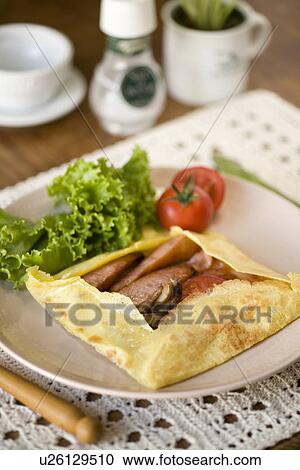 Galette sausage View Large Photo Image Stock Image - Galette sausage. Fotosearch