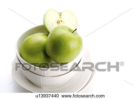 Stock Image - Apples in bowl. Fotosearch