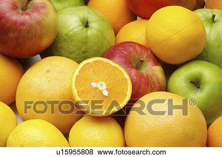 Stock Photo - Assorted fruit. Fotosearch