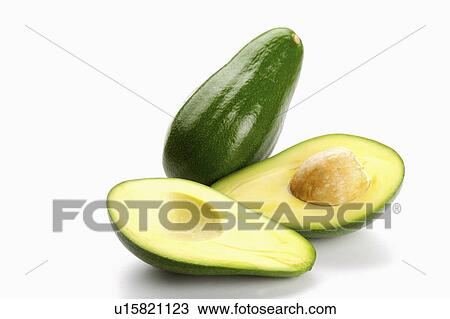 Stock Image - Avocados, close-up. Fotosearch