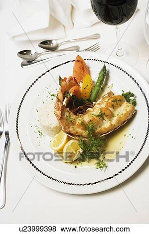High angle view of seafood in a plate View Large Photo Image Stock Photo - High angle view of seafood in a plate. Fotosearch