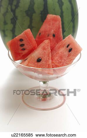 Stock Photography - Cut Watermelon. Fotosearch
