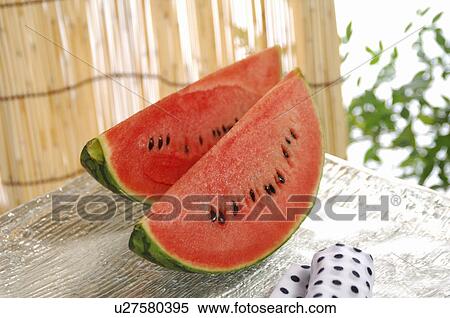 Stock Photography - Cut Watermelon. Fotosearch