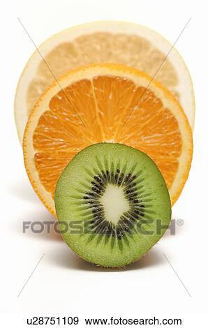 Half Cut of Kiwi Fruit, Orange and Grapefruit View Large Photo Image Stock Photo - Half Cut of Kiwi Fruit, Orange and Grapefruit. Fotosearch