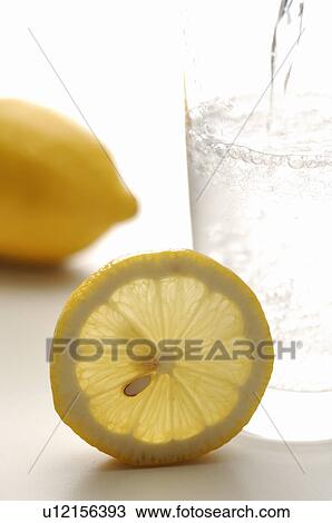 Stock Image - Lemon and Soda. Fotosearch