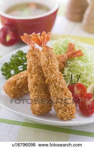 Fried Prawns View Large Photo Image Stock Photo - Fried Prawns . Fotosearch