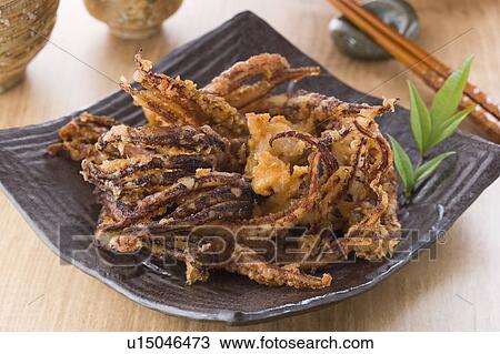 Stock Image - Fried Squid. Fotosearch
