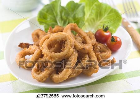 Stock Photography - Fried Squid. Fotosearch