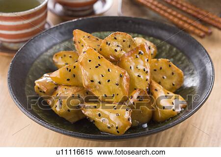 Japanese Candied Sweet Potato View Large Photo Image Stock Photography - Japanese Candied Sweet Potato. Fotosearch