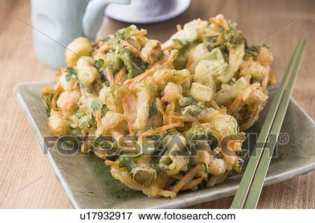 Stock Photo - Kakiage. Fotosearch
