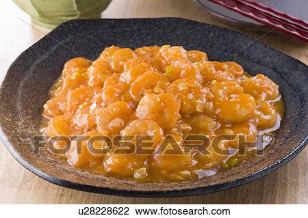 Shrimp with Chili Sauce View Large Photo Image Stock Image - Shrimp with Chili Sauce. Fotosearch