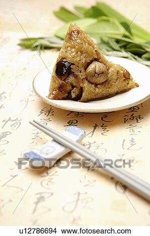 Picture - Chinese Rice Dumpling,. Fotosearch