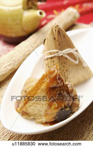Chinese Rice Dumpling, View Large Photo Image Stock Image - Chinese Rice Dumpling,. Fotosearch