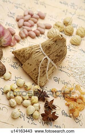 Stock Image - Chinese Rice Dumpling,. Fotosearch