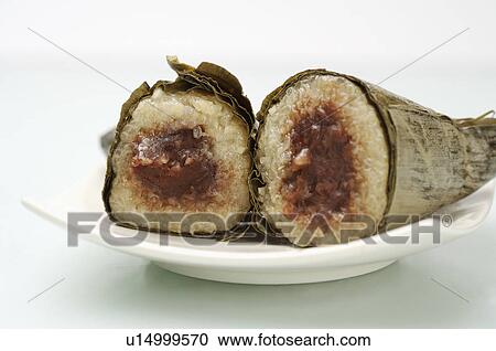 Stock Image - Chinese Rice Dumpling,. Fotosearch