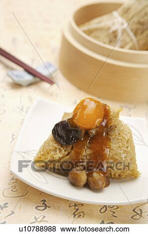 Stock Photo - Chinese Rice Dumpling,. Fotosearch