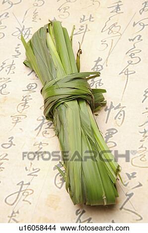 Picture - Green Herbal Leaf for Dragon Boat Festival. Fotosearch