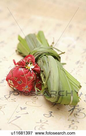 Herbal Leaf and decoration knick knack for Dragon Boat Festival View Large Photo Image Stock Photo - Herbal Leaf and decoration knick knack for Dragon Boat Festival. Fotosearch