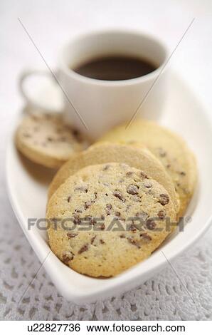 Stock Photograph - Biscuits and coffee. Fotosearch