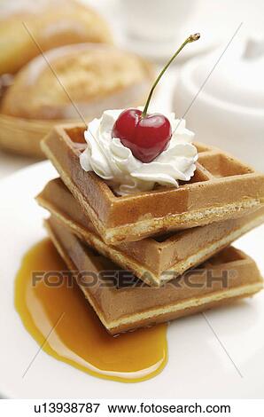 Stock Photo - Waffle. Fotosearch