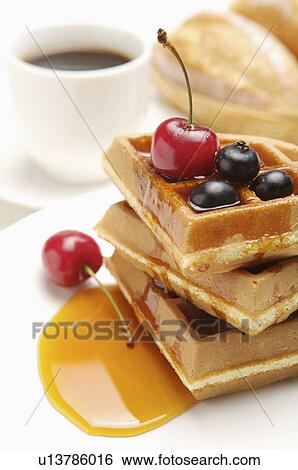 Waffle View Large Photo Image Stock Photograph - Waffle. Fotosearch