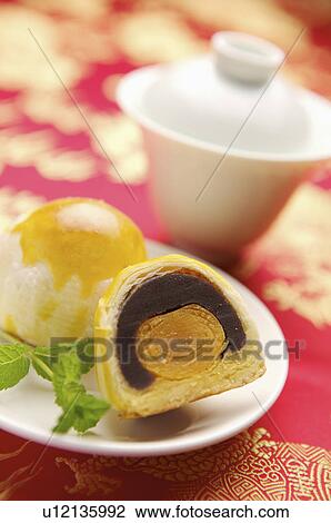 Stock Image - Egg York Pastry. Fotosearch
