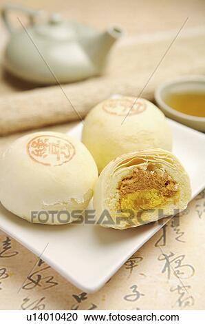 Stock Image - Egg York Pastry. Fotosearch