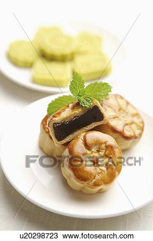 Stock Image - Moon Cake. Fotosearch