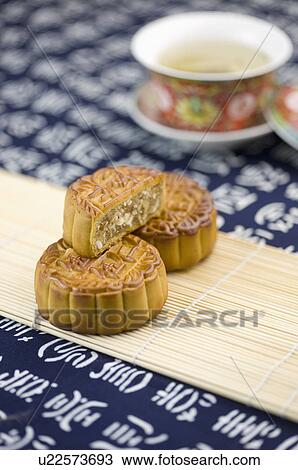 Stock Image - Moon Cake. Fotosearch